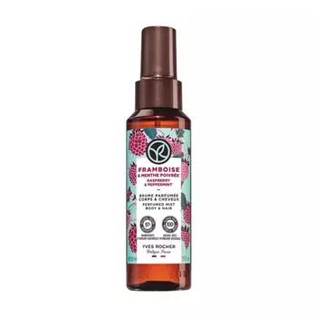Спрей для волос и тела Yves Rocher Raspberry & Peppermint, 100 мл