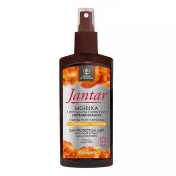 Спрей для волос с экстрактом янтаря и фильтрами UVA + UVB 200мл Farmona Jantar