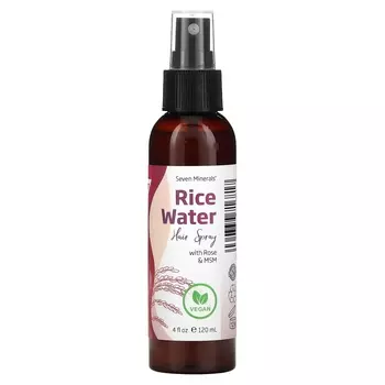 Спрей для волос Seven Minerals на рисовой воде с розой и МСМ, 120 мл