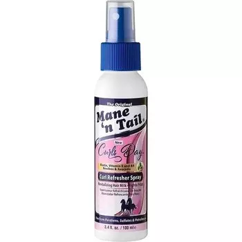 Спрей для восстановления локонов Mane 'n Tail Curls Day Curl Refresher Spray 100 мл — борется с пушистостью, распутывает и увлажняет благодаря витаминам E и B5 — способствует здоровому росту волос