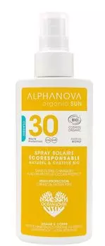Спрей для загара Alphanova Sun Bio SPF30, 125 мл