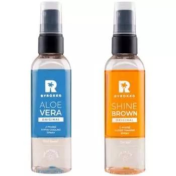 Спрей для загара Byrokko Aloe Vera + Shine Brown