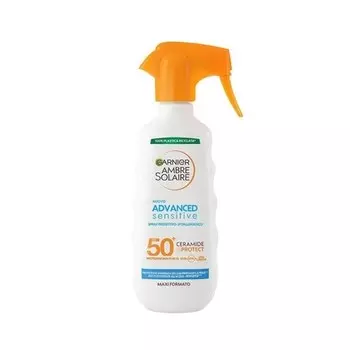 Спрей для защиты чувствительной кожи Garnier Ambre Solaire SPF50+ с керамидами 270 мл