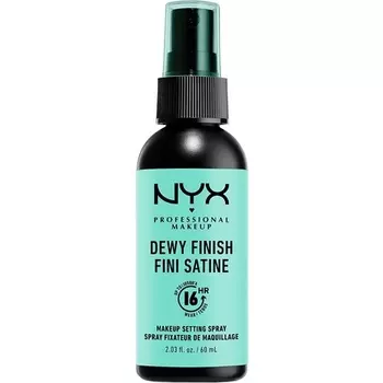 Спрей-фиксатор длительного действия, легкая веганская формула с росистым финишем, 60 мл, Nyx Professional Makeup