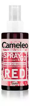 Спрей-краска для волос 02 Красный 150мл Delia Cosmetics Cameleo Spray & Go