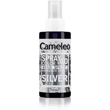Спрей-краска Spray & Go Silver для светлых, платиновых и седых волос 150 мл, Cameleo