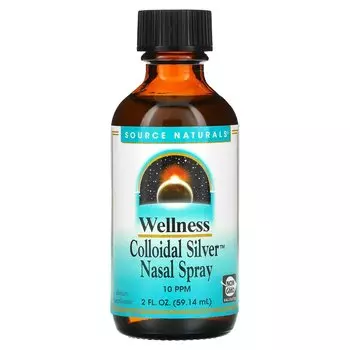 Спрей назальный Source Naturals Wellness с коллоидным серебром