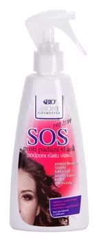 Спрей, поддерживающий здоровый рост волос от корней Bione Cosmetics SOS