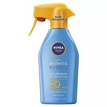 Спрей Protect & Bronze Sun Protection Spf 20 300 мл, Nivea