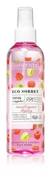 Спрей увлажняющий тоник Bielenda Eco Sorbet Raspberry
