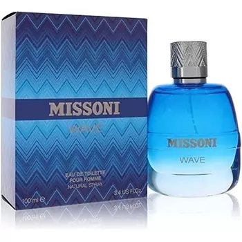 Спрей Wave Men Edt, 3,4 жидких унции, Missoni