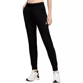SPYDER Трикотажные спортивные брюки женские черные