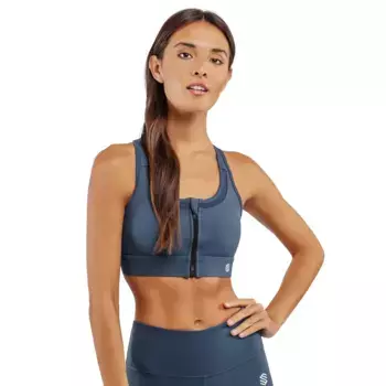 Squat Blue Siroko Ударопрочный спортивный бюстгальтер, синий
