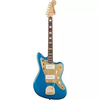 Squier 40 лет Jazzmaster Лейк-Плэсид Блю 40th Anniversary Jazzmaster