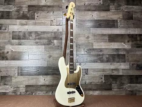 Squier 40th Anniversary Gold Edition Jazz Bass - Olympic White