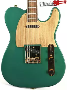 Squier 40th Anniversary Gold Edition Telecaster Sherwood Green Электрогитара 40th Anniversary Gold Edition Telecaster Sherwood Green Electric Guitar