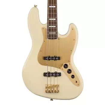 Squier 40th Anniversary Jazz Bass Gold Edition Laurel - олимпийский белый
