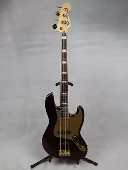 Squier 40th Anniversary Jazz Bass Gold Edition Ruby Red Metallic Fender 0379440515