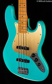 Squier 40th Anniversary Jazz Bass Vintage Edition Кленовый гриф Satin Sea Foam Green (996) Squier 40th Anniversary Jazz Bass Edition Maple Fingerboard (996)