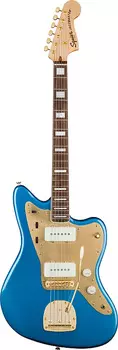 Squier 40th Anniversary Jazzmaster, Gold Edition Lake Placid Blue