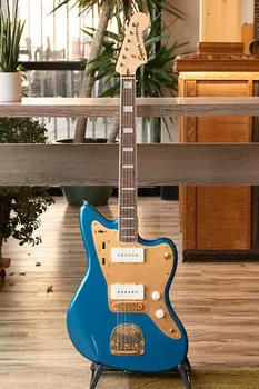 Squier 40th Anniversary Jazzmaster, Gold Edition Lake Placid Blue 40th Anniversary Gold Edition Jazzmaster