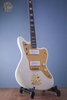 Squier 40th Anniversary Jazzmaster Gold Edition LF Olympic White