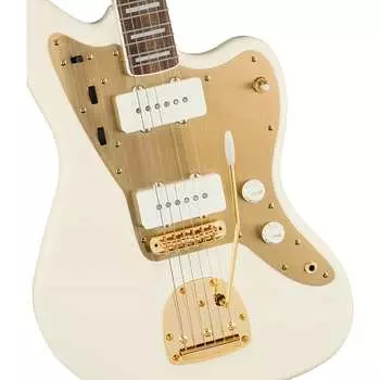 Squier 40th Anniversary Jazzmaster Gold Edition - олимпийский белый