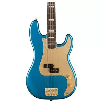 Squier 40th Anniversary Precision Bass, Gold Edition, Lake Placid Blue 379430502