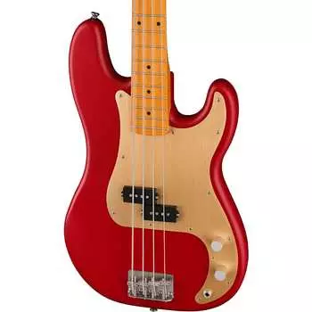 Squier 40th Anniversary Precision Bass, Vintage Edition, Satin Dakota Red Fender 0379530554