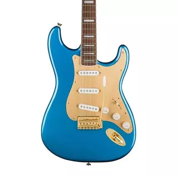 Squier 40th Anniversary Stratocaster, Gold Edition - Lake Placid Blue