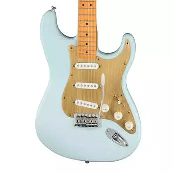 Squier 40th Anniversary Stratocaster Vintage Edition - Satin Sonic Blue с кленовой накладкой на гриф 0379510572
