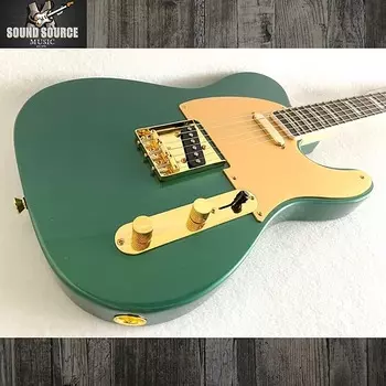 Squier 40th Anniversary Telecaster, Gold Edition 2022 - Sherwood Green