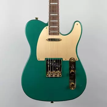 Squier 40th Anniversary Telecaster, Gold Edition в цвете Sherwood Green SQ-0379400546