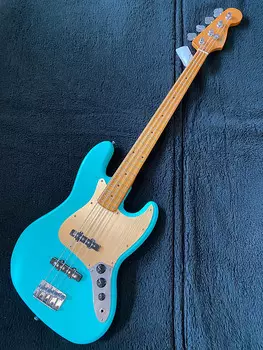 Squier 40th Anniversary Vintage Edition Jazz Bass Satin Sea Foam Green #ISSD22002271 (8 фунтов, 15,5 унций)