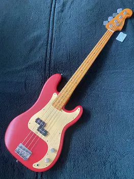 Squier 40th Anniversary Vintage Edition Precision Bass Satin Dakota Red #ISSD22002009 (8 фунтов, 3,3 унции)