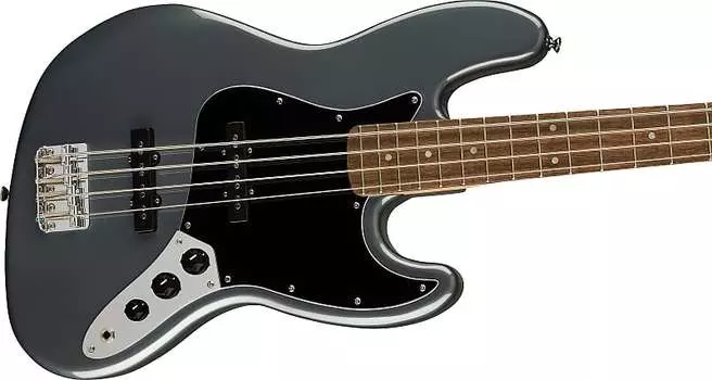 Squier Affinity Jazz Bass с грифом Laurel 2020–2021 Charcoal Frost Metallic 0378601569