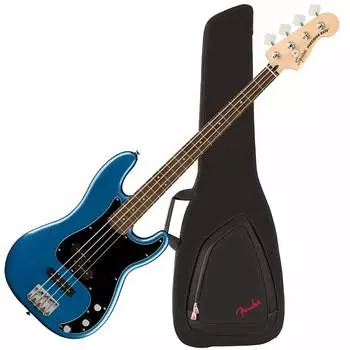 Squier Affinity Precision Bass PJ - Laurel, Lake Placid Blue PERFORMER PAK Affinity Precision Bass PJ Lake Placid Blue