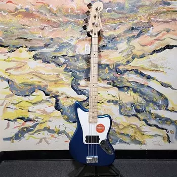 Squier Affinity Series Jaguar Bass H Кленовый гриф Белая накладка Лейк-Плэсид Синий Affinity Series Jaguar Bass H Maple Fingerboard White Pickguard Lake Placid Blue