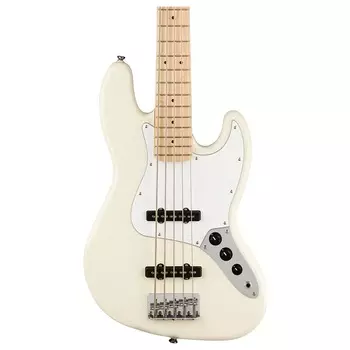 Squier Affinity Series Jazz Bass V 5-String Bass, Maple FB, Olympic White