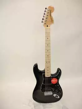 Squier Affinity Series Stratocaster FMT HSS Гитарная кленовая накладка на гриф, черная накладка, черный взрыв