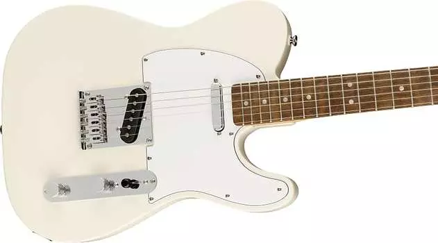Squier Affinity Series Telecaster, лавровый гриф, белая накладка, Fender 0378200505