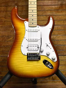 Squier Affinity Stratocaster FMT HSS, Sienna Sunburst Affinity Stratocaster HSS Sienna Sunburst