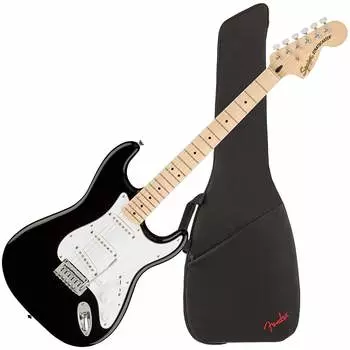Squier Affinity Stratocaster - клен, черный PERFORMER PAK