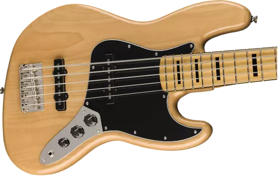 Squier Classic Vibe '70s Jazz Bass V, кленовый гриф, натуральный 0374550521