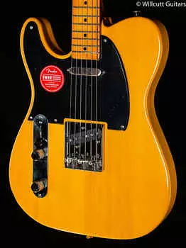 Squier Classic Vibe '50s Telecaster, левша, кленовый гриф, цвет ириски — ISSC21002201-9.05 lbs