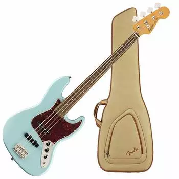 Squier Classic Vibe '60s Jazz Bass - Daphne Blue PERFORMER PAK 0374530504