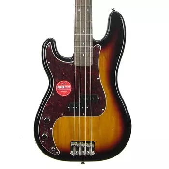 Squier Classic Vibe '60s Precision Bass для левой руки, накладка на гриф Laurel, 3 цвета Sunburst 0374515500