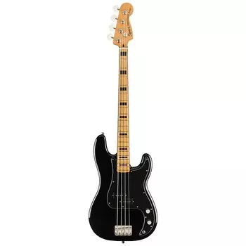Squier Classic Vibe '70s Precision Bass, кленовый гриф, черный