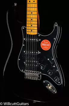 Squier Classic Vibe '70s Stratocaster HSS, кленовый гриф, черный — ISSI21001796-7.50 lbs Vibe '70s Stratocaster HSS, Maple Fingerboard, Black - ISSI21001796-7.50 lbs