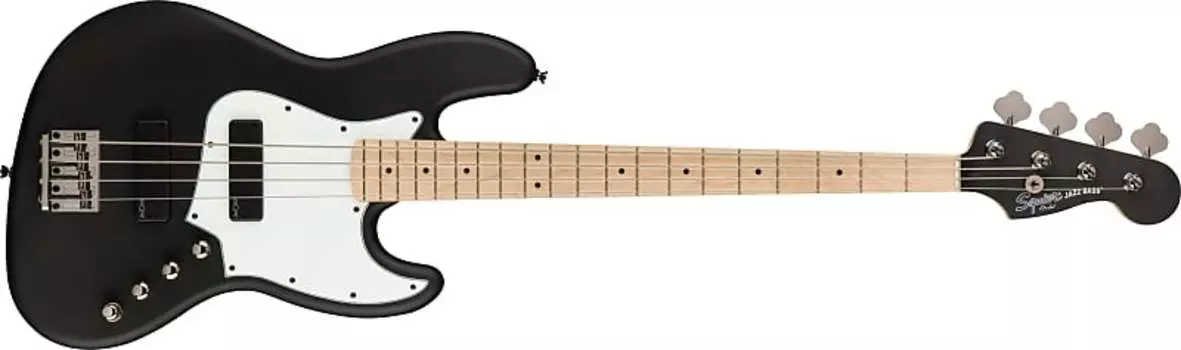 Squier Contemporary Active Jazz Bass HH MN FLT BLK Бас-гитара